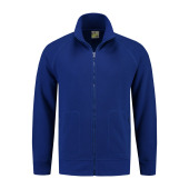 L&S Sweater Cardigan unisex royal blue 3XL