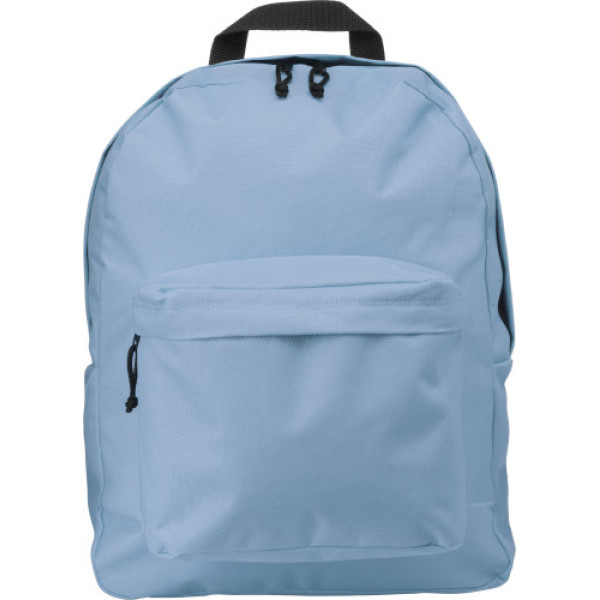 Polyester (600D) backpack Livia light blue