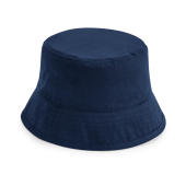 Organic Cotton Bucket Hat - Navy - S/M (58cm)