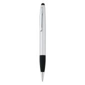 Touch 2 in 1 pen, zilverkleurig Touch 2 in 1 pen, zilverkleurig