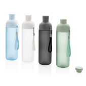 Impact lekvrije tritan waterfles, zwart, grijs