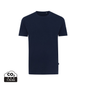 Iqoniq Bryce gerecycled katoen t-shirt, donkerblauw (XS)