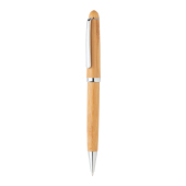 Bamboo pen i æske, brun