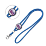 Round lanyard with domed slider