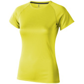 Niagara cool fit dames t-shirt met korte mouwen - Neongeel - XXL