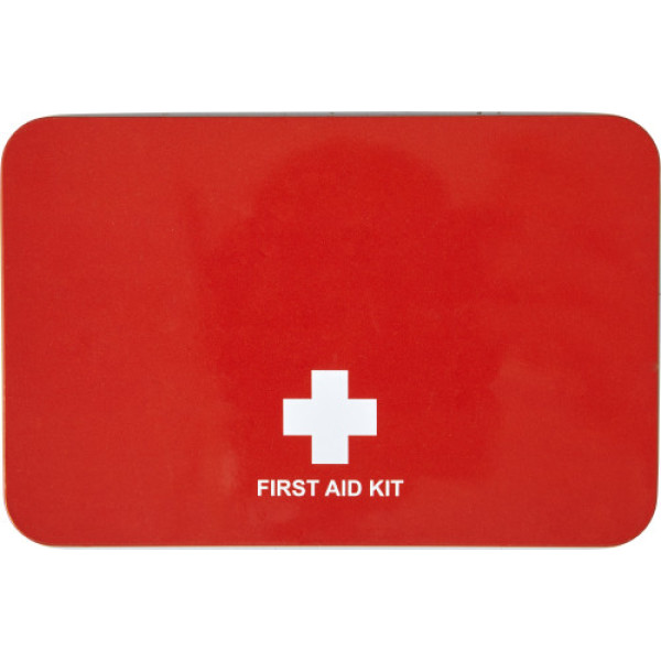 Metal tin first aid kit Hassim
