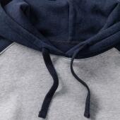 Authentic Hooded Baseball Sweat, L. Oxf./Ind. Mel., XS, RUS