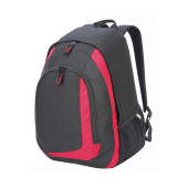 Geneva Backpack - Black/Red - One Size