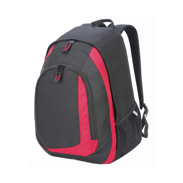 Geneva Backpack - Black/Red