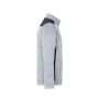 Men's Knitted Workwear Fleece Half-Zip - STRONG - - white-melange/carbon - L
