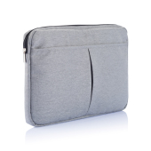 PVC vrije laptop hoes 15”, grijs