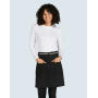 CORSICA - Cord Bistro Apron with Pocket - Black - One Size
