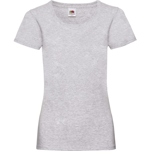 Lady-fit Valueweight T (61-372-0) Heather Grey XS