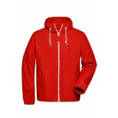 Men's Sailing Jacket - red/white - M