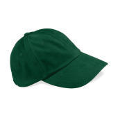 Low Profile Heavy Brushed Cotton Cap - Forest Green - One Size