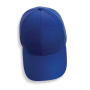 Impact 6 panel 190gr Recycled cotton cap with AWARE™ tracer, blue