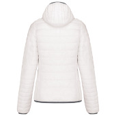 Ladies' lightweight hooded padded jacket White XS