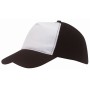 5-panel baseball cap BREEZY 2-coloured black, white