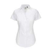 Black Tie SSL/women Poplin Shirt - White