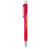 Striped Grip pen Striped Grip pen NE-red/Blue Ink