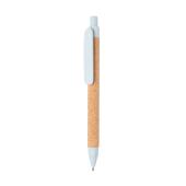 Write tarwestro en kurk pen, blauw