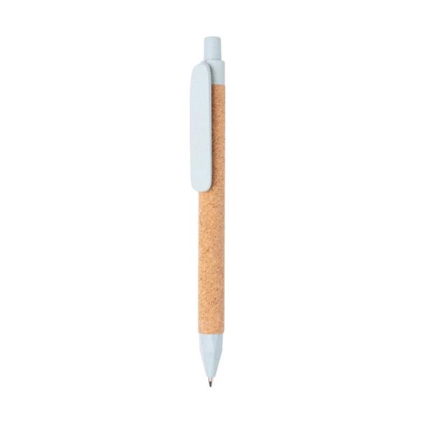 Write tarwestro en kurk pen, blauw