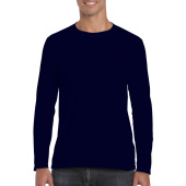 Gildan T-shirt SoftStyle LS for him Navy XXL