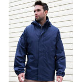 3 in 1 Jacket with quilted Bodywarmer - Navy - XS