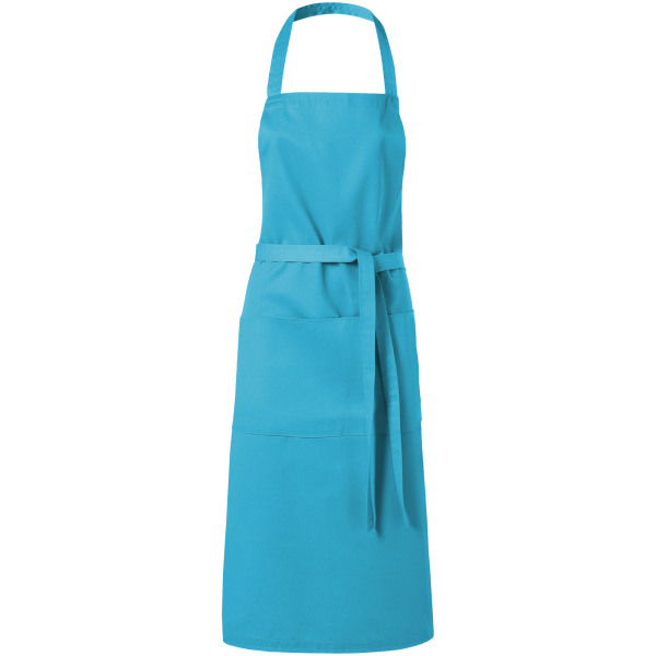 Viera 240 g/m² apron - Aqua blue