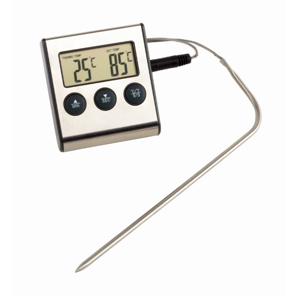 Kookthermometer van RVS met LCD display GOURMET