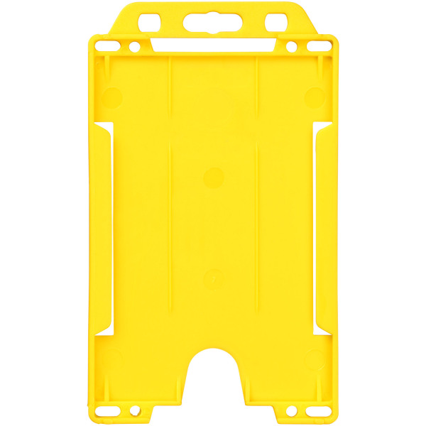 Pierre plastic card holder - Yellow