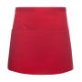 Waist Apron Basic with Pockets - Red - One Size