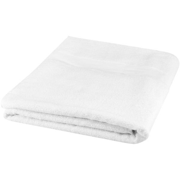 Riley 550 g/m² cotton bath towel 100x180 cm - White