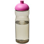 H2O Active® Eco Base 650 ml sportfles met koepeldeksel - Charcoal/Magenta