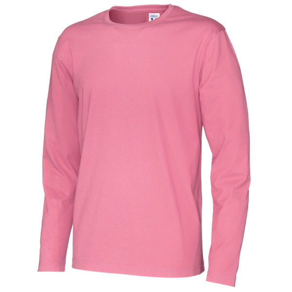 Cottover Gots T-shirt Long Sleeve Man Pink S