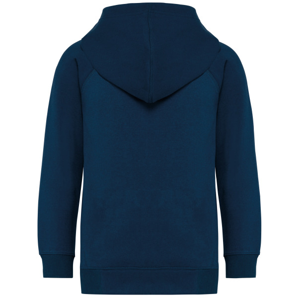Kinder fleece hoodie met rits Sporty Navy 10/12 jaar