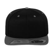 Fitted Snapback - Black/Grey - One Size