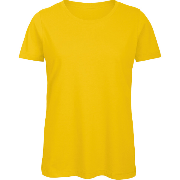 Organic Cotton Inspire Crew Neck T-shirt / Woman Gold XXL