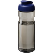 H2O Active® Base Tritan™ 650 ml sportfles met klapdeksel - Charcoal/Blauw