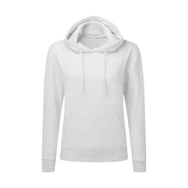 Ladies' Hooded Sweatshirt - Ash Grey