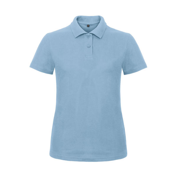 ID.001/women Piqué Polo Shirt - Light Blue