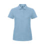 ID.001/women Piqué Polo Shirt - Light Blue - XS