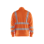 Sweatshirt met rits High Vis