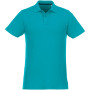 Helios herenpolo met korte mouwen - Aqua - 3XL