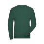 Men's BIO Stretch-Longsleeve Work - SOLID - dark-green 6XL