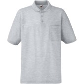 65/35 Pocket polo shirt Heather Grey XXL