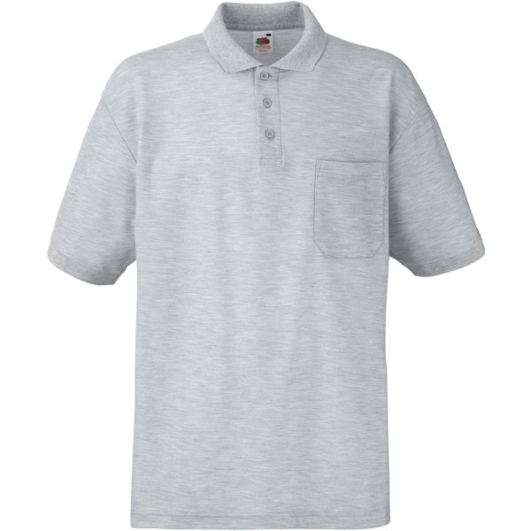 65/35 Pocket polo shirt Heather Grey L