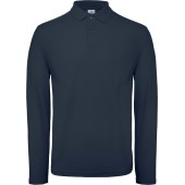 ID.001 Men's long-sleeve polo shirt Navy 3XL