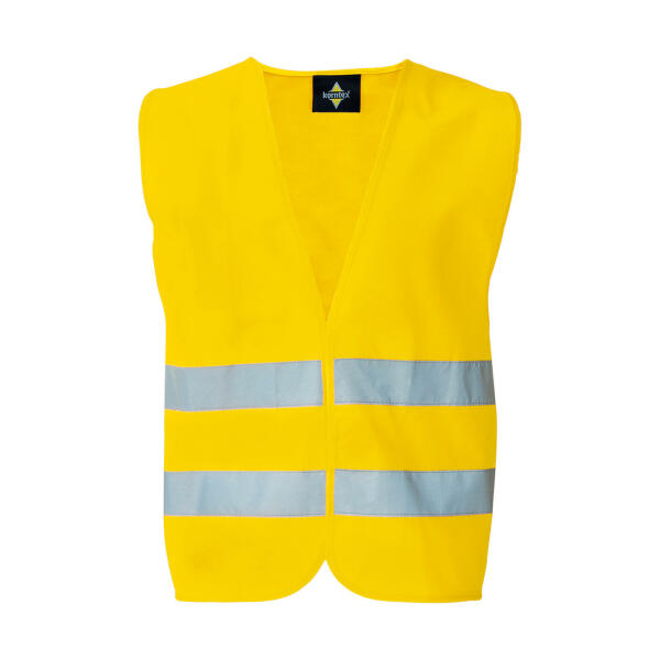 Basic Safety Vest in a Pouch "Mannheim" - Yellow - XL