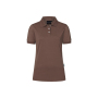 PF 6 Ladies' Workwear Polo Shirt Modern-Flair, from Sustainable Material , 51% GRS Certified Recycled Polyester / 47% Conventional Cotton / 2% Conventional Elastane - light brown - M